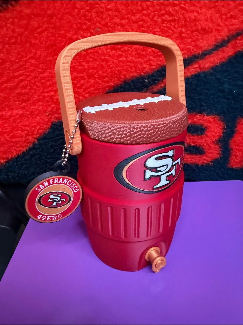 Custom Design - San Francisco 49ers Cooler Can Holder 12 oz by 3d print
